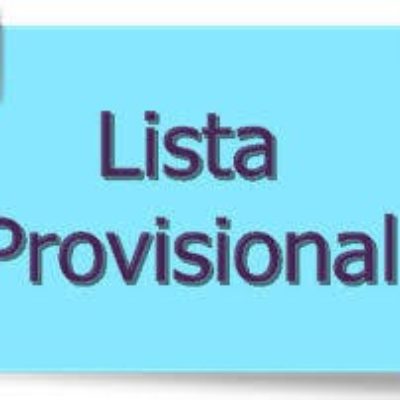 PUBLICACION LISTADO PROVISIONAL DE PREINSCRITOS CURSO 2023/24